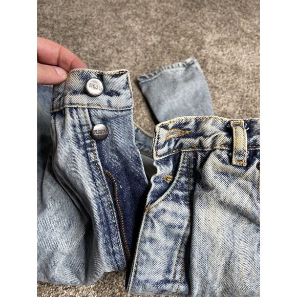 Vintage PS Gitano Jeans Womens Plus Size 16 High Rise Jeans Vintage Light Wash - Picture 5 of 9